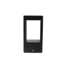 Tronic Black Modern LED Garden Gate Light