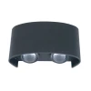 Tronic Rectangular-shaped Curved Up & Down COB 4 Way Light