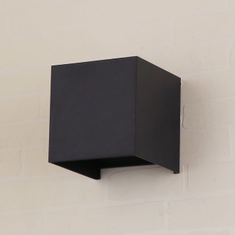 Tronic Black Square 6 Watts Wall Light