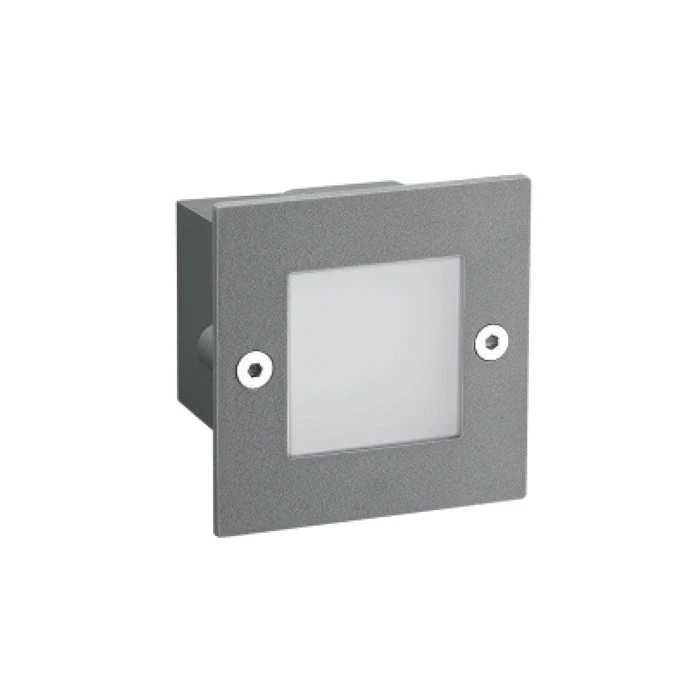 Tronic Square Dark Grey 2 Watts Step Light 1 Tronic Square Dark Grey 2 Watts Step Light