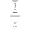 Tronic Outdoor Hanging Lamp