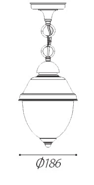 Tronic Outdoor Hanging Lamp 2 Tronic Outdoor Hanging Lamp