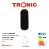 Tronic Rectangular Wall Light With Rounded Edges