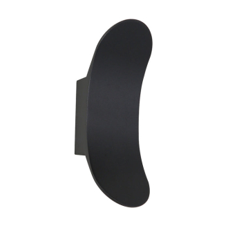 Tronic Simple Black LED Wall Light