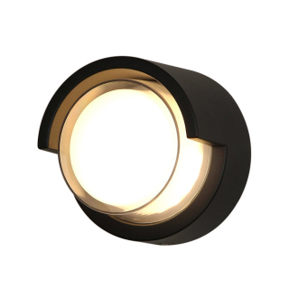 Tronic Black LED Wall Light