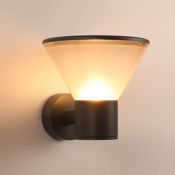 Tronic Black Cone-Shaped Wall Light 2 Tronic Black Cone-Shaped Wall Light