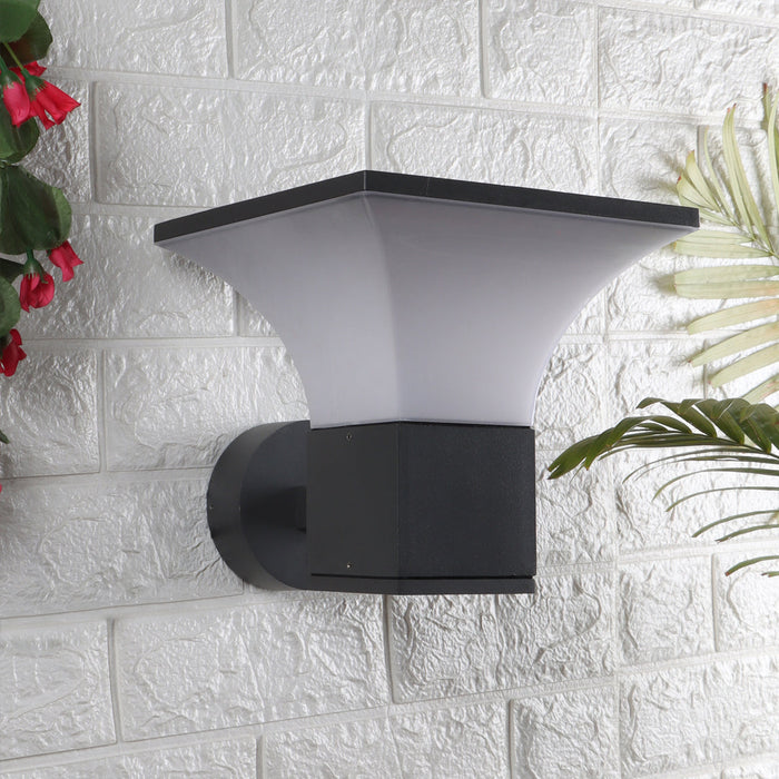 Tronic Black Square Cone-Shaped Wall Light 3 Tronic Black Square Cone-Shaped Wall Light