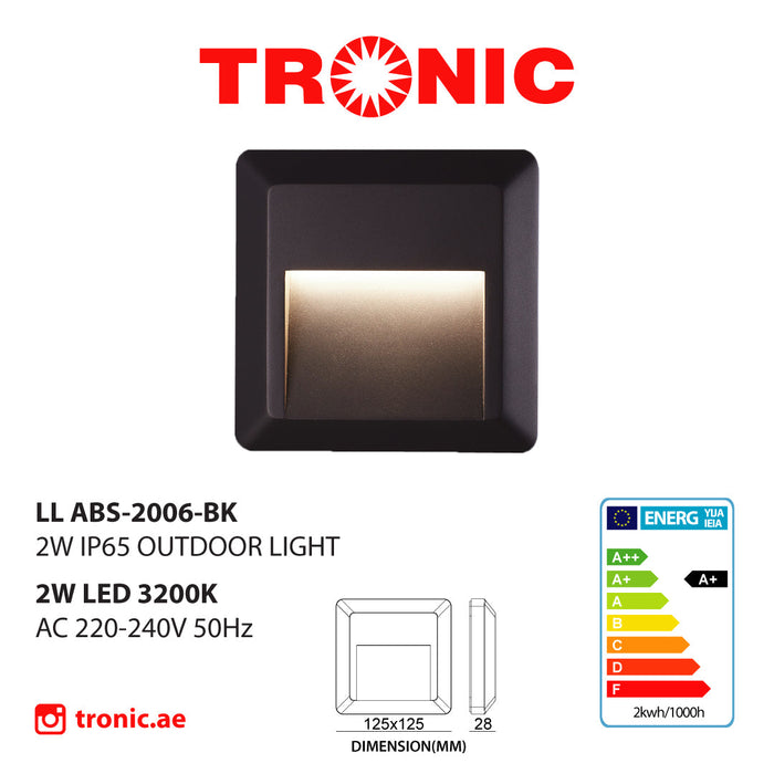 Tronic Square Led Step Light 3 Tronic Square Led Step Light