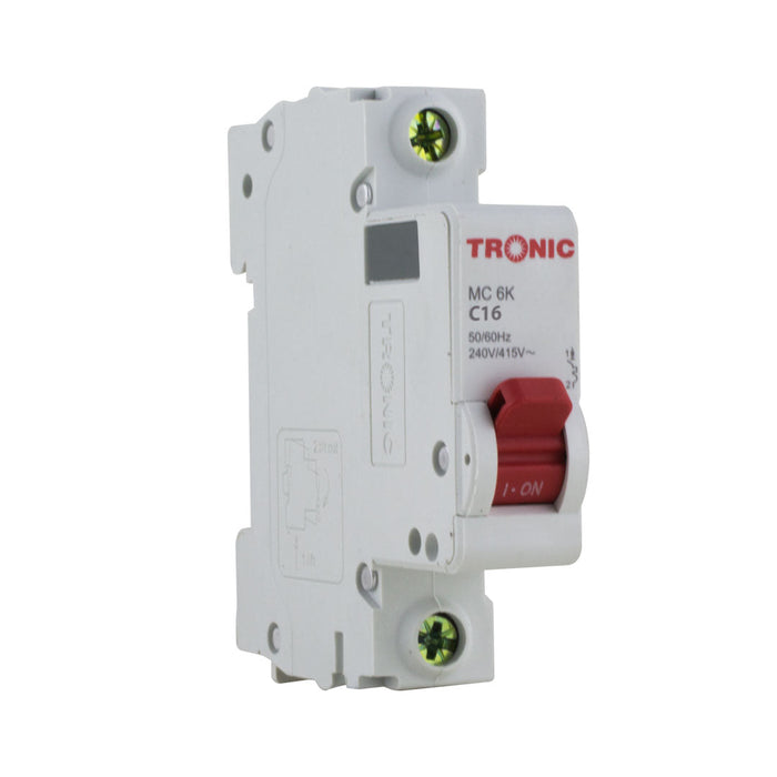 Tronic Mcb 16Amps Single Pole 1 Tronic Mcb 16Amps Single Pole