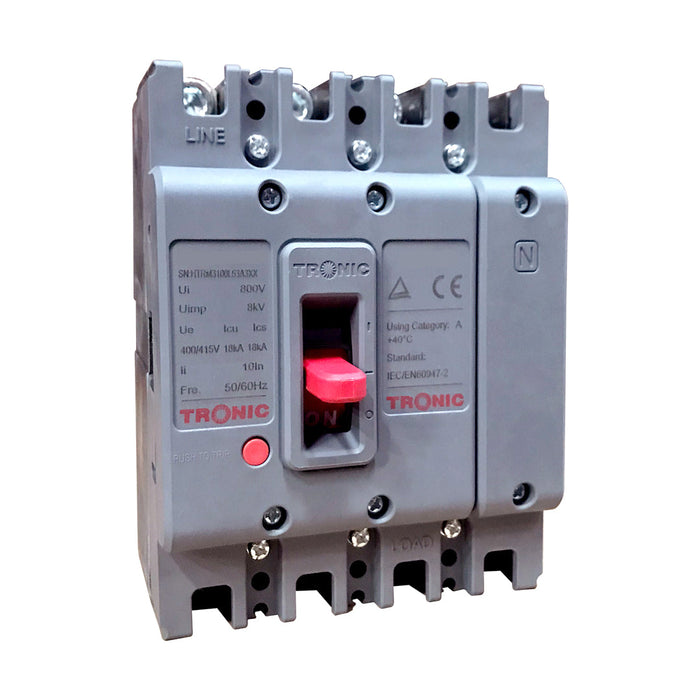 Tronic Mccb 100Amps 4 Pole 1 Tronic Mccb 100Amps 4 Pole
