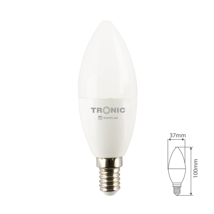 Tronic 3 Watts Led Candle Bulb E14 (Small Screw) 4 Tronic 3 Watts Led Candle Bulb E14 (Small Screw)