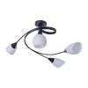 Tronic Twisted Vintage Lighting Fixture With Frosted Glass