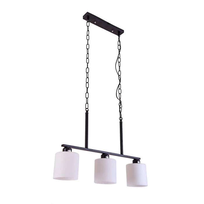 Tronic Opal Glass Cylinder Pendant Lamp 1 Tronic Opal Glass Cylinder Pendant Lamp