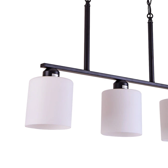 Tronic Opal Glass Cylinder Pendant Lamp 3 Tronic Opal Glass Cylinder Pendant Lamp