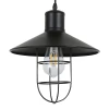Tronic Black Vintage Pendant Glass Cage Light