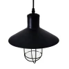 Tronic Black Vintage Pendant Glass Cage Light