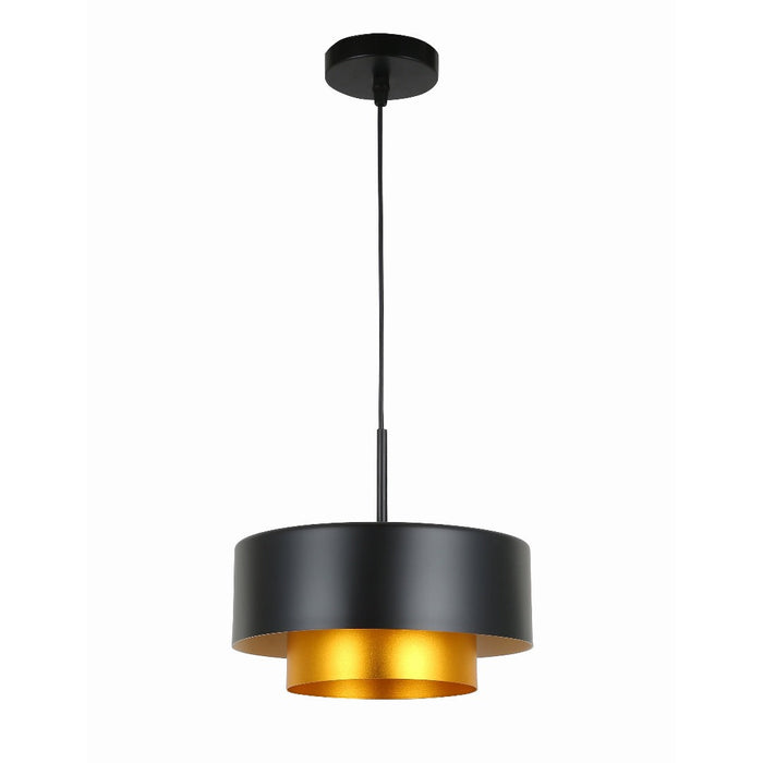 Tronic Vintage Black Pendant With Gold Layer 1 Tronic Vintage Black Pendant With Gold Layer