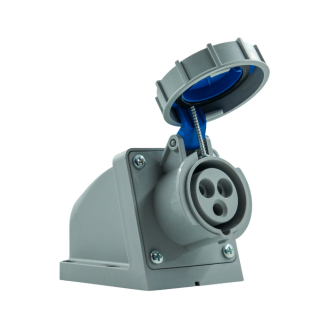 Tronic Industrial Socket 3 Pin 16A IP44
