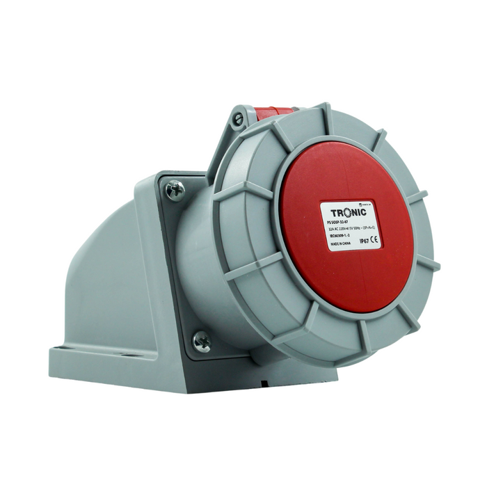Tronic Industrial Socket 5 Pin 32A Ip44 1 Tronic Industrial Socket 5 Pin 32A Ip44
