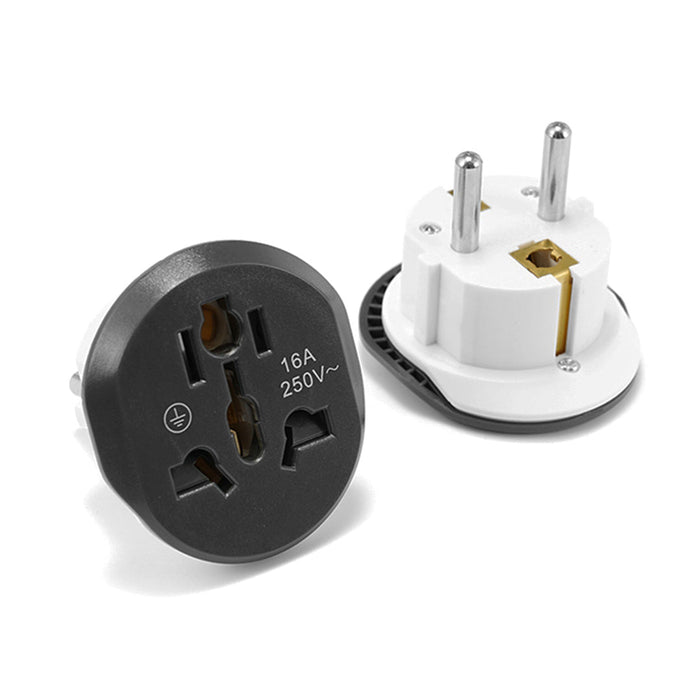 Tronic Adapter Plug Eu Kr 2Pin 4.8Mm 16A 250V 3 Tronic Adapter Plug Eu Kr 2Pin 4.8Mm 16A 250V