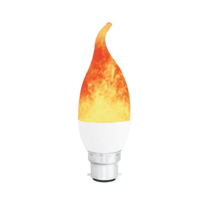 Tronic 4 Watts Flame Candle Tail Led B22 (Pin) Bulb 1 Tronic 4 Watts Flame Candle Tail Led B22 (Pin) Bulb