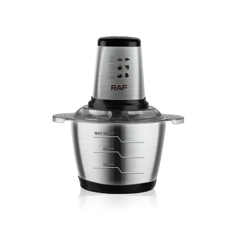 Raf Chopper 2L 1000W Stainless Steel, 4 Sharp Blades R.7034 1 Raf Chopper 2L 1000W Stainless Steel, 4 Sharp Blades R.7034