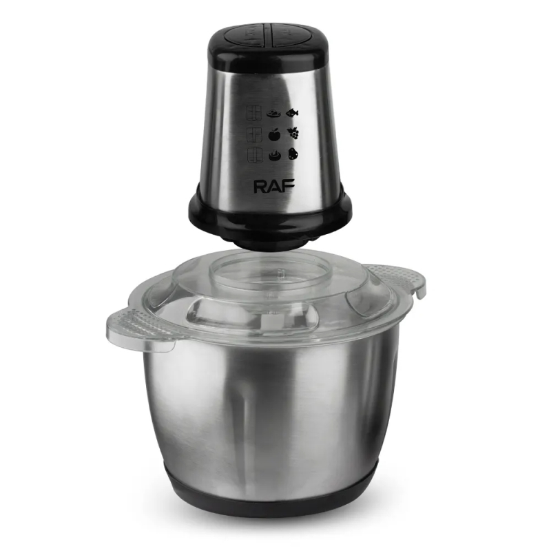 Raf Chopper 2L 1000W Stainless Steel, 4 Sharp Blades R.7034 3 Raf Chopper 2L 1000W Stainless Steel, 4 Sharp Blades R.7034