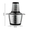 RAF Chopper 2L 1000W Stainless Steel, 4 Sharp Blades R.7034