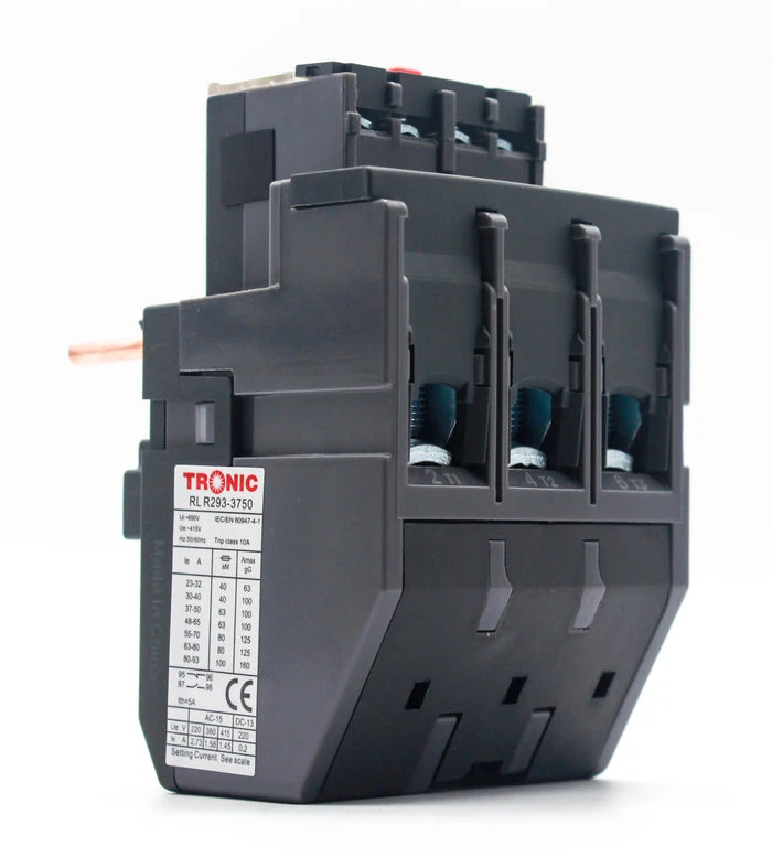 Tronic Thermal Overload Relay 37-50Amps For Ac Contactor 65Amps 1 Tronic Thermal Overload Relay 37-50Amps For Ac Contactor 65Amps