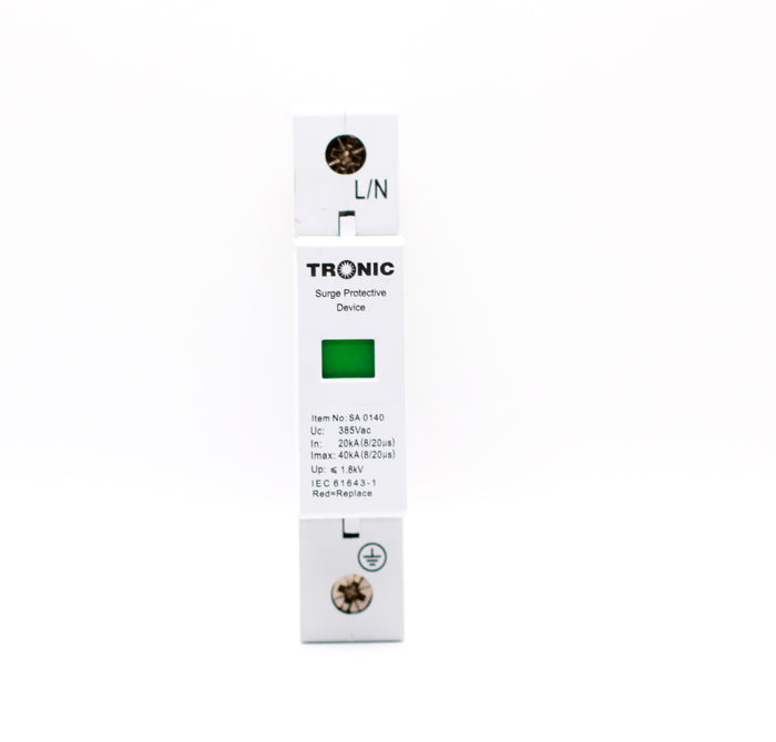 Tronic Surge Protection Single Pole 40Ka 3 Tronic Surge Protection Single Pole 40Ka
