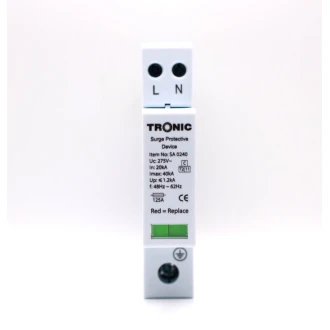 Tronic Surge Protection Single Pole 40KA