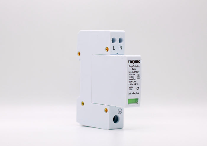 Tronic Surge Protection Single Pole 40Ka 2 Tronic Surge Protection Single Pole 40Ka