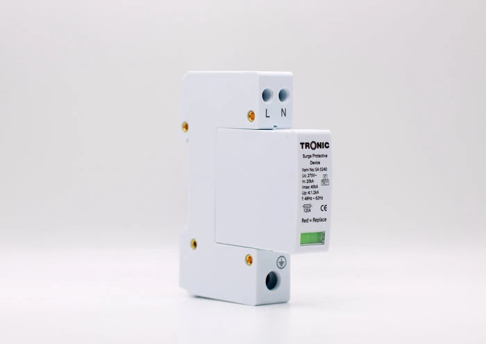 Tronic Surge Protection Single Pole 40Ka 2 Tronic Surge Protection Single Pole 40Ka