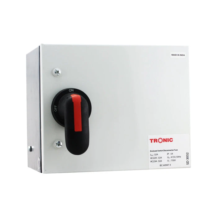 Tronic Main Switch Fused With Rotary 32A 1 Tronic Main Switch Fused With Rotary 32A