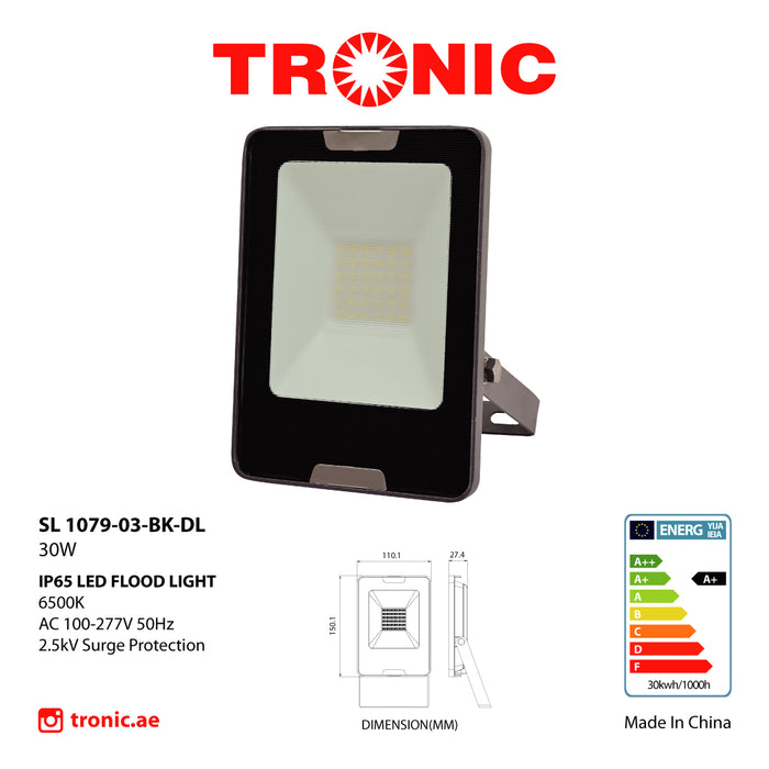 Tronic Black Led Floodlight 30 Watts 2 Tronic Black Led Floodlight 30 Watts