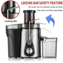 Sonifer Juice Extractor 850W 1L 2 Speeds Stainless Steel 3 Sonifer Juice Extractor 850W 1L 2 Speeds Stainless Steel