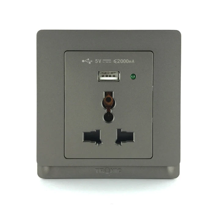 Tronic Single Socket With Usb 2 Tronic Single Socket With Usb