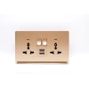 Tronic Universal Twin Socket with USB