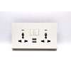 Tronic Universal Twin Socket with USB