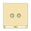 Tronic Television Socket 2 Gang
