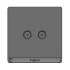 Tronic Television Socket 2 Gang