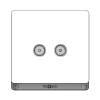 Tronic Television Socket 2 Gang