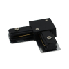 Tronic Black Tracklight Connector with 2 Wires