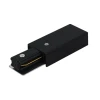 Tronic Black Tracklight Connector with 2 Wires