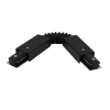 Tronic Black Tracklight Connector with 2 Wires