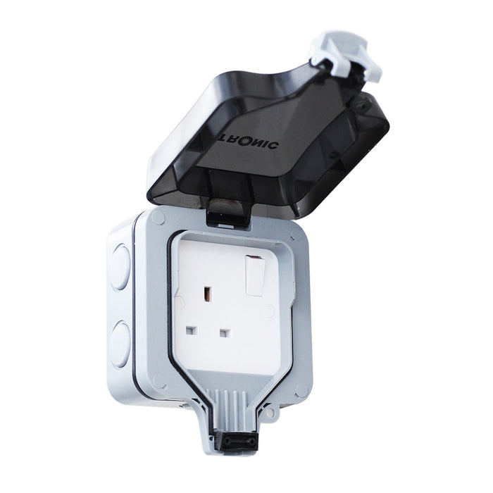 Tronic Waterproof Single Socket 13Amps 2 Tronic Waterproof Single Socket 13Amps