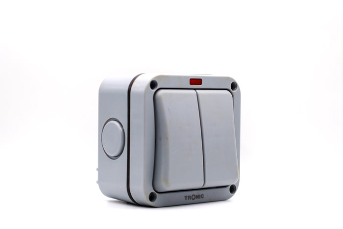 Tronic Waterproof 2 Gang 2 Way Switch 2 Tronic Waterproof 2 Gang 2 Way Switch