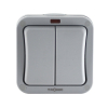 Tronic Waterproof 2 Gang 2 Way Switch