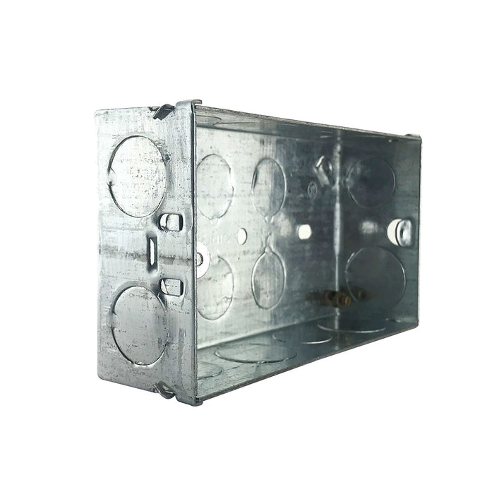 Tronic Twin Galvanised Metal Switch Box 2 Tronic Twin Galvanised Metal Switch Box