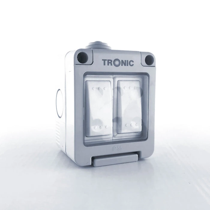 Tronic Waterproof 2 Gang 2 Way Switch 2 Tronic Waterproof 2 Gang 2 Way Switch